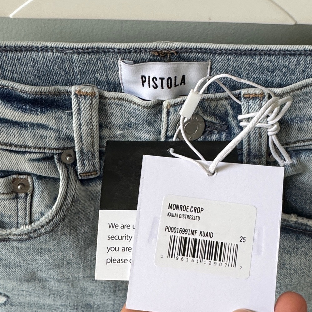Pistola Monroe Crop Light Blue Jeans